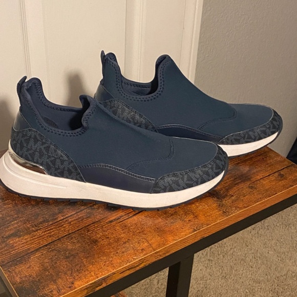 MICHAEL Michael Kors Shoes - Michael Kors Navy Sneakers 8.5